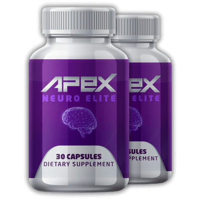 Two bottles of Apex Neuro Elite — daily cognitive support