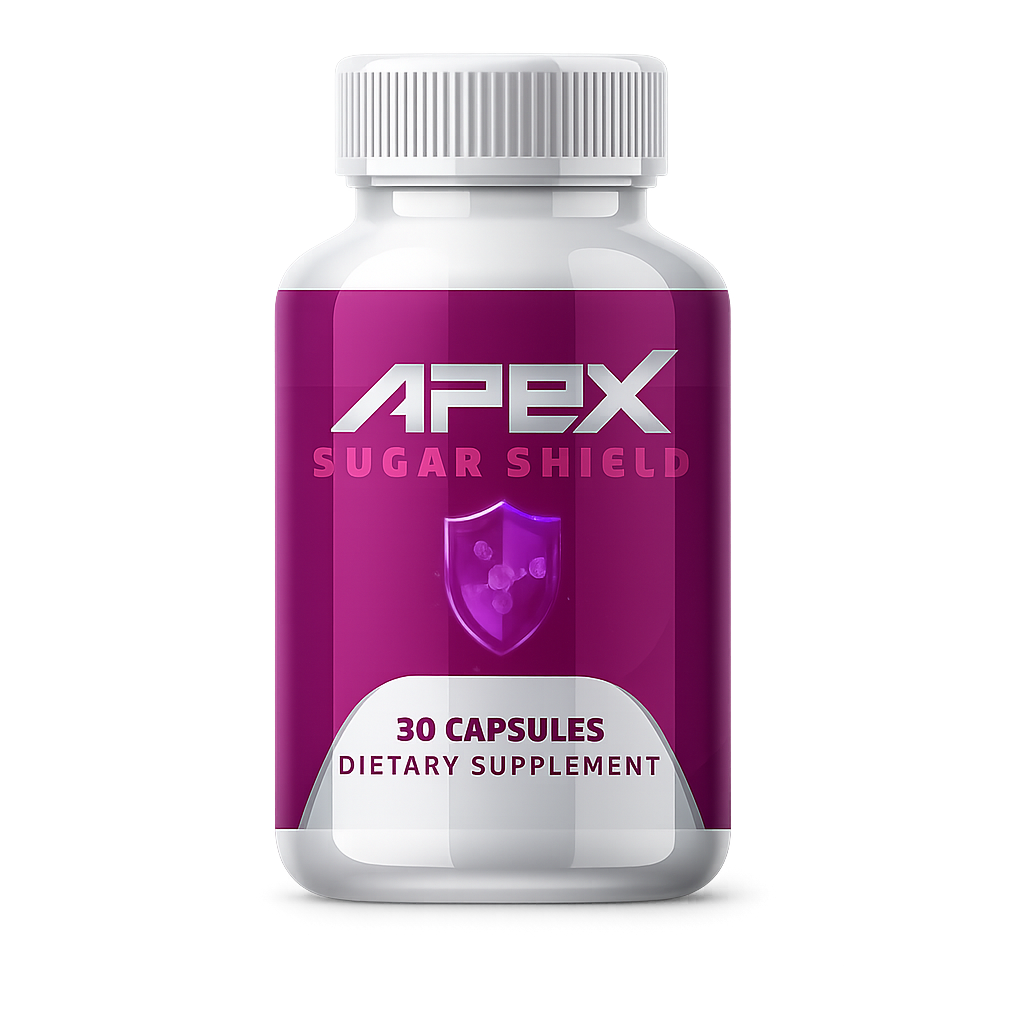Apex Sugar Shield dietary supplement bottle